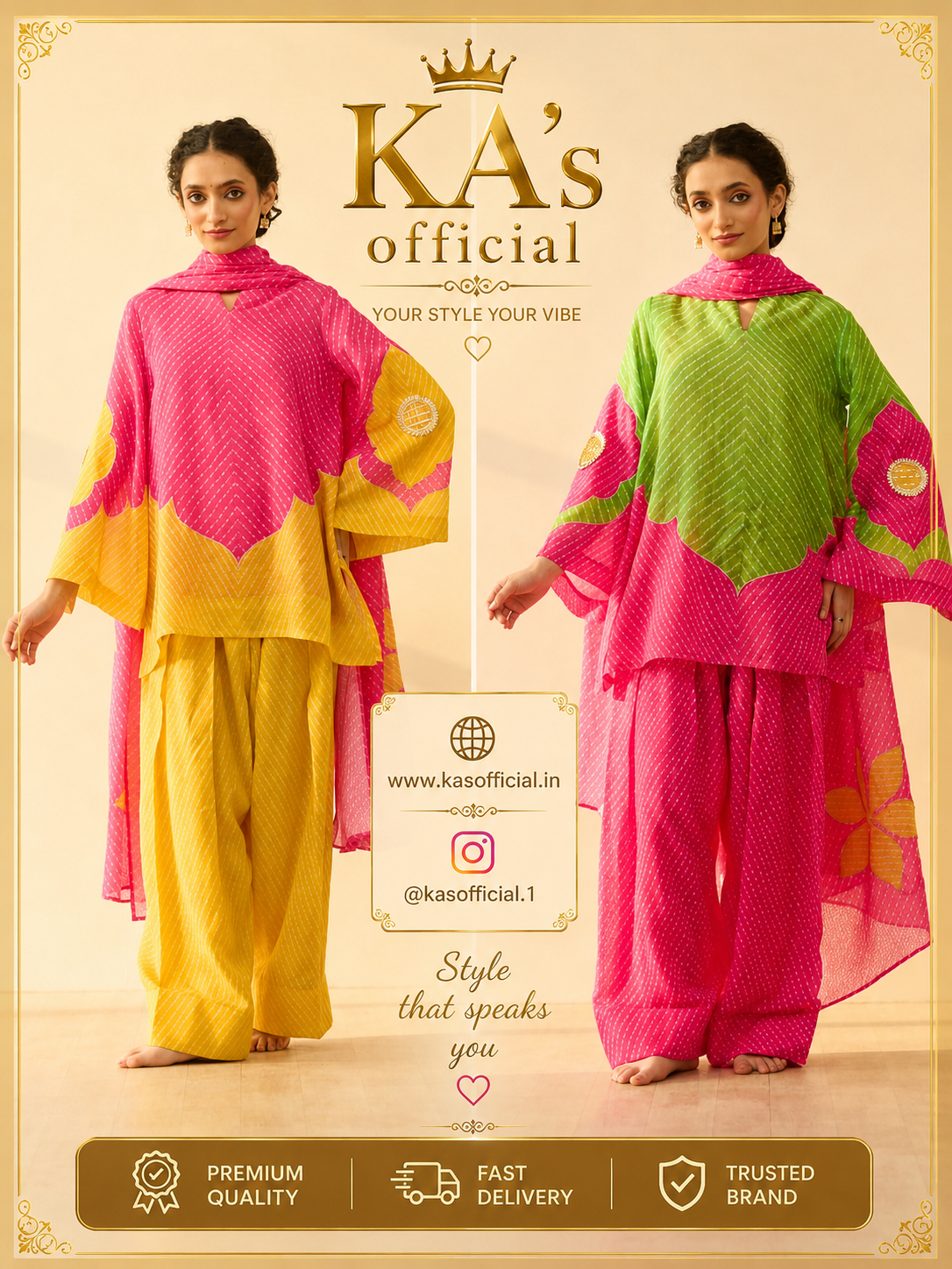 Chinon  silk Farsi salwar suit
