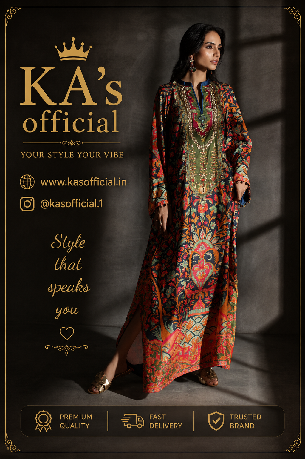 Luxury kaftan