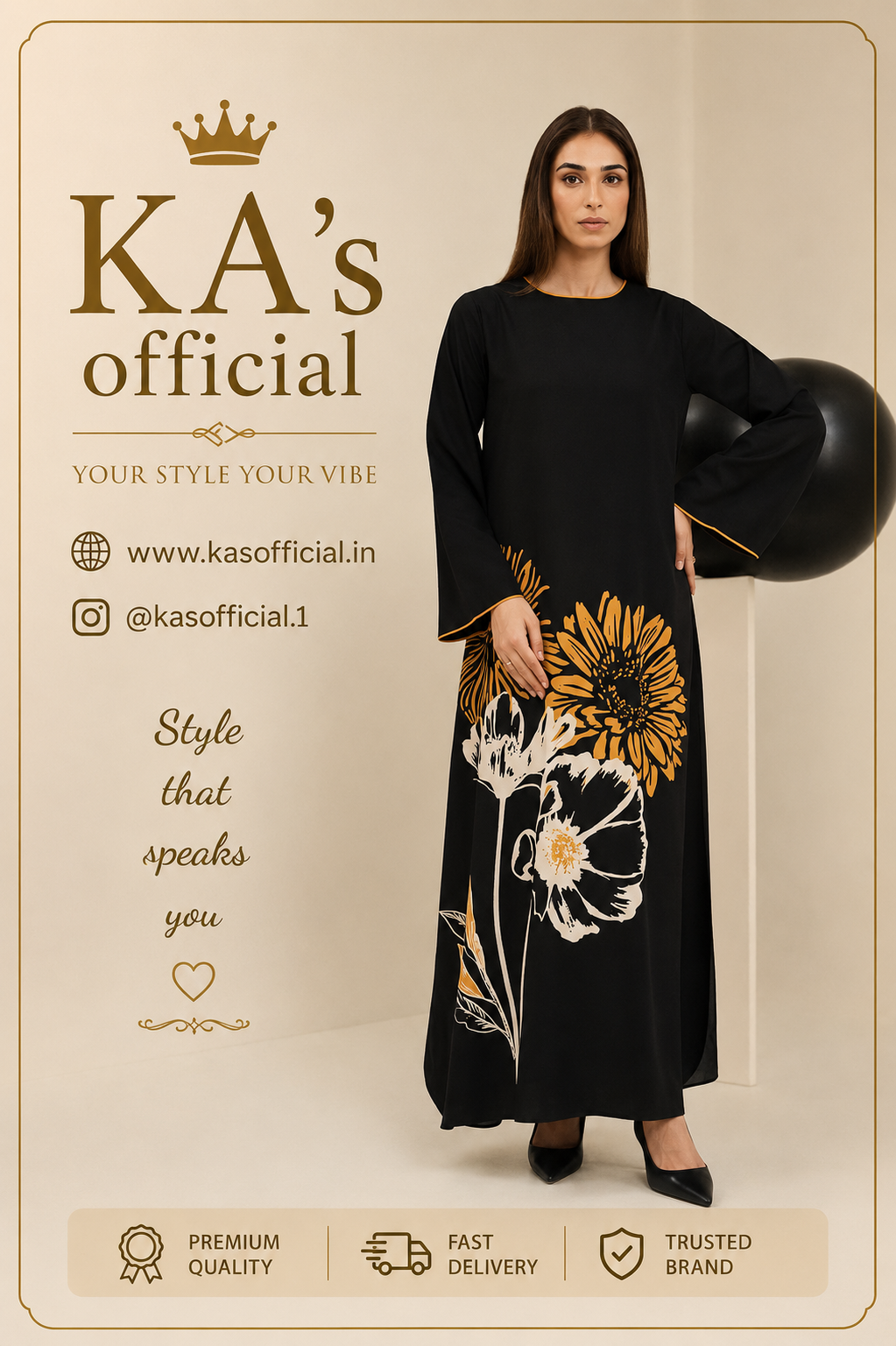 Luxury kaftan