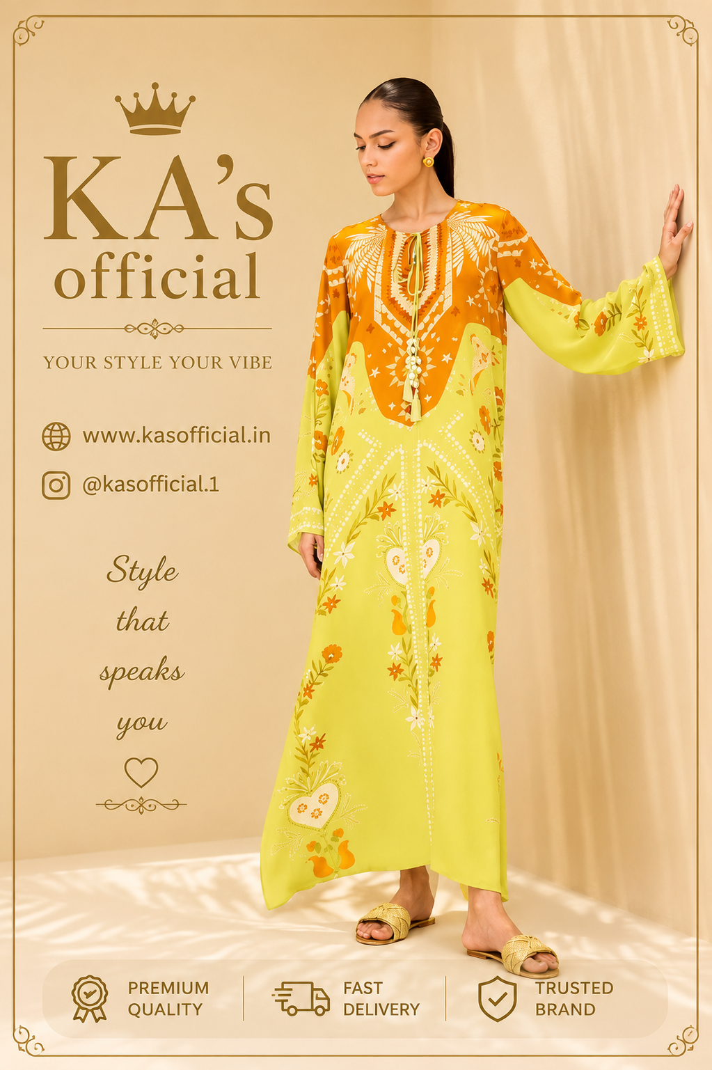 Luxury kaftan