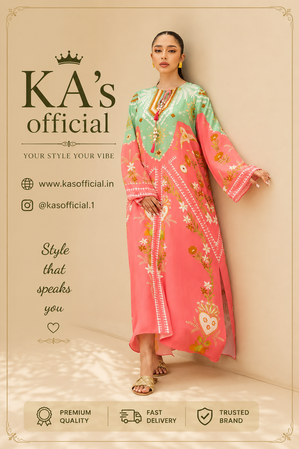 Luxury kaftan