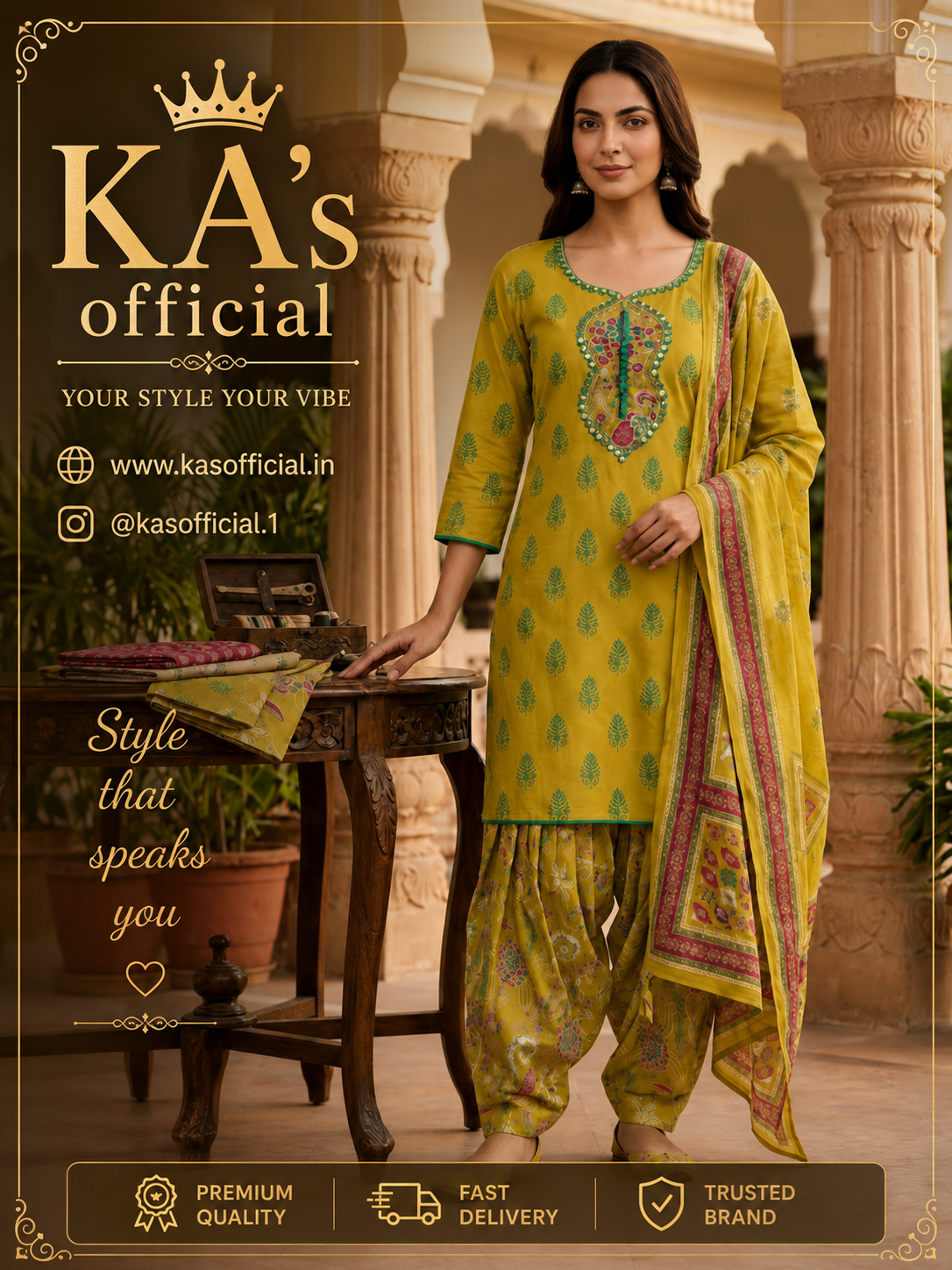 Farsi salwar suit
